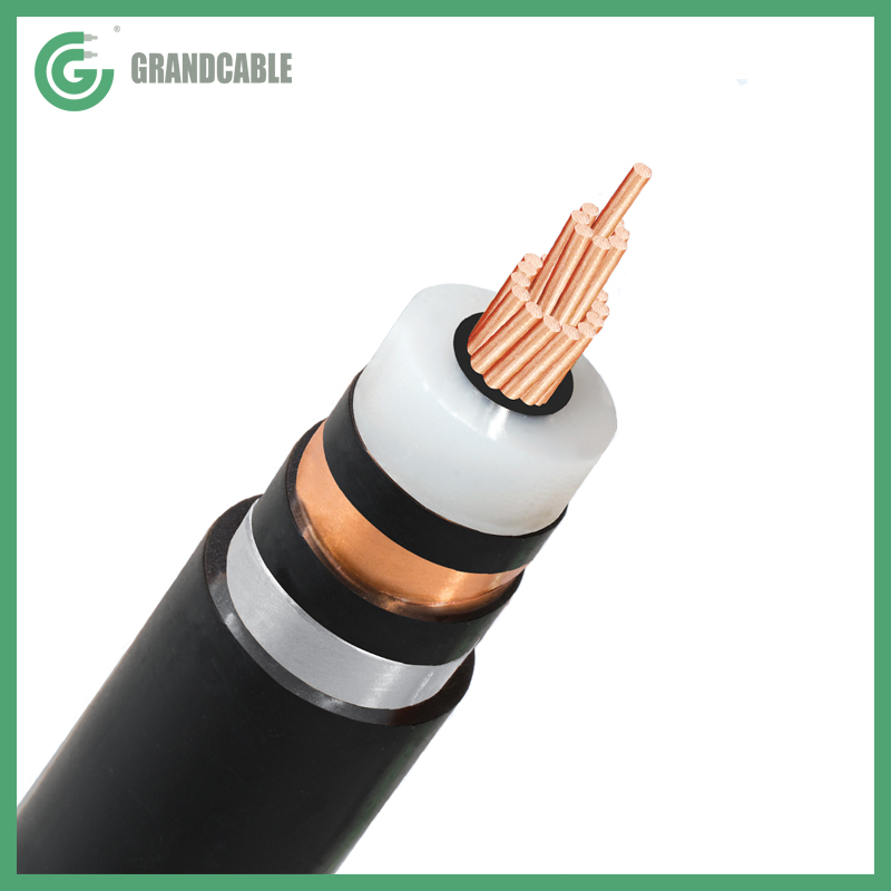 Cable XLPE de 20kV 1Cx185mm2 entre transformador de potencia y tablero de distribución de 20kV